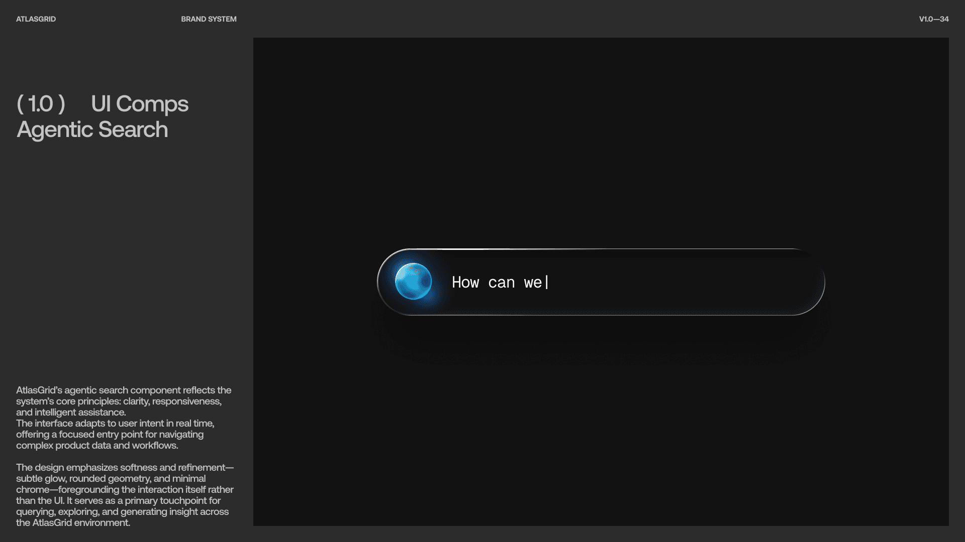 AtlasGrid agentic search component